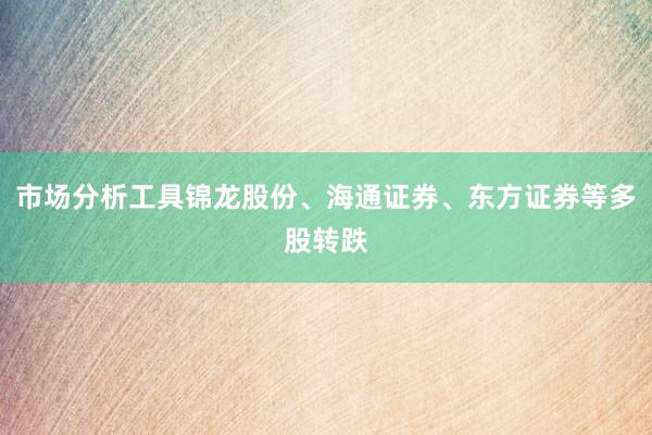 市场分析工具锦龙股份、海通证券、东方证券等多股转跌