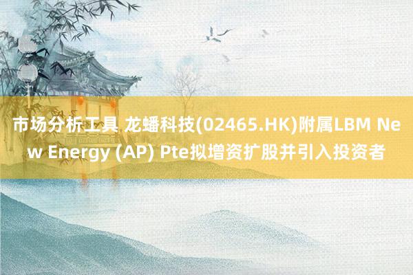 市场分析工具 龙蟠科技(02465.HK)附属LBM New Energy (AP) Pte拟增资扩股并引入投资者