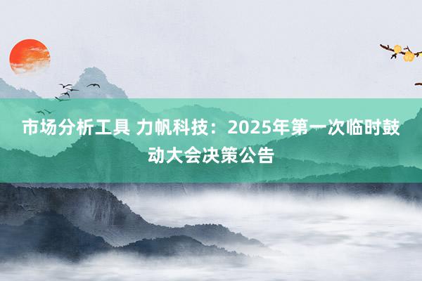 市场分析工具 力帆科技：2025年第一次临时鼓动大会决策公告