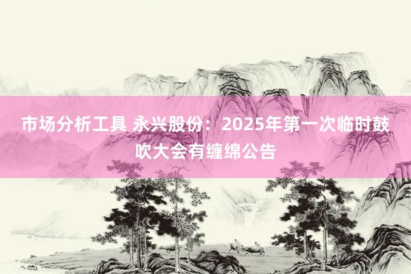 市场分析工具 永兴股份：2025年第一次临时鼓吹大会有缠绵公告