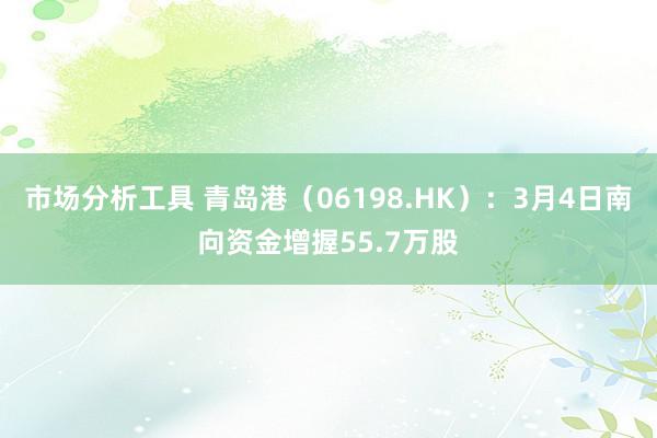 市场分析工具 青岛港（06198.HK）：3月4日南向资金增握55.7万股